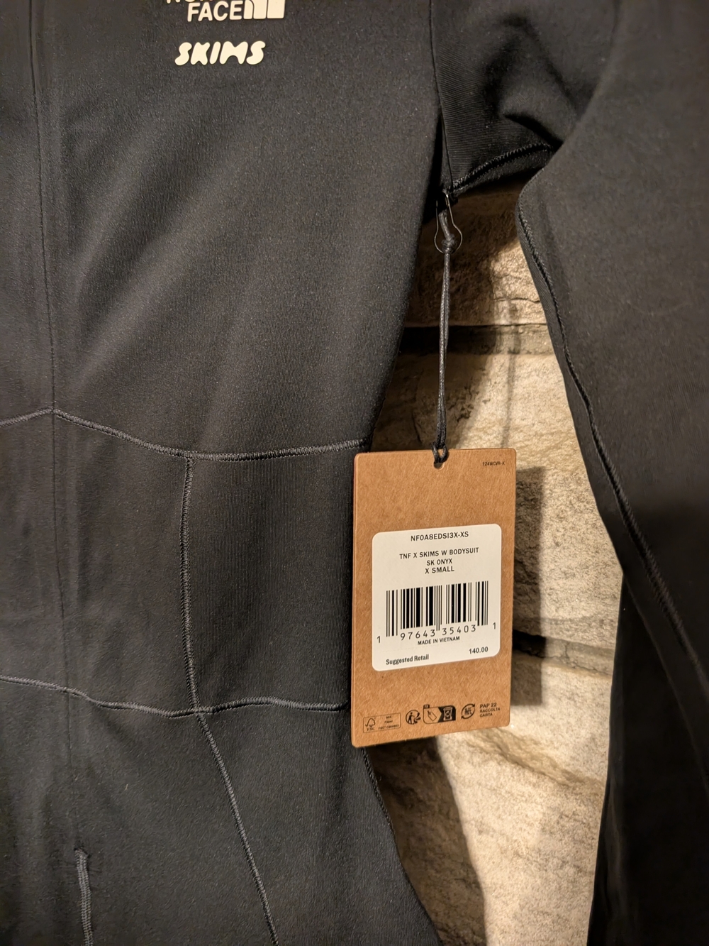 The North Face Skims Onyx Full-Length Performance Base Layer Suit, XS - Picture 5 of 9